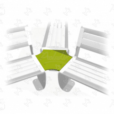 Tablette G2874 mobilier urbain mobilier, clôtures & accessoires mobilier (banc, corbeille, abri) image 3d