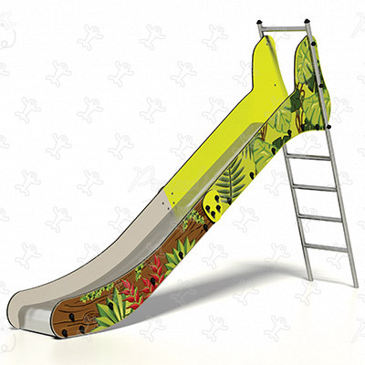 Maxi piste verte J1011-GA aires de jeux grafic games pour des aires de jeux personnalisées finition amazone image 3d