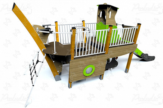 Chaland J1958 aires de jeux jeux thématiques aquatica image 3d