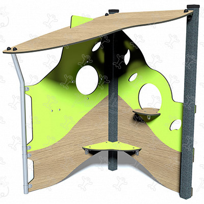 Maisonnette J220 aires de jeux jeux classiques cabanes / maisonnettes image 3d