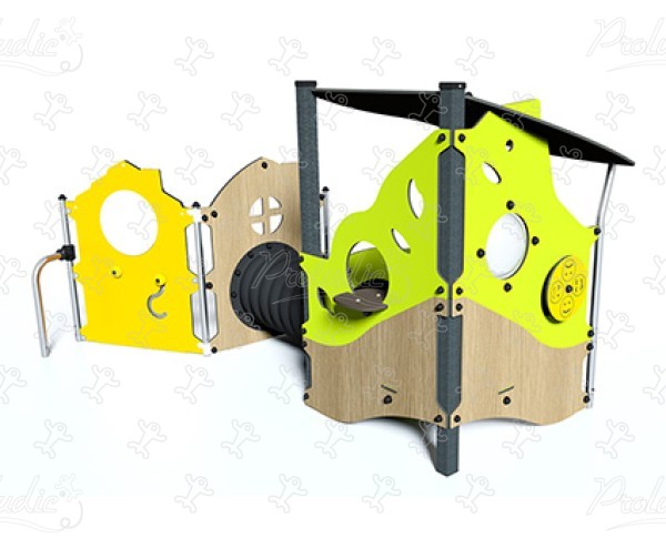 Maisonnette cachette J223 aires de jeux jeux classiques cabanes / maisonnettes image 3d
