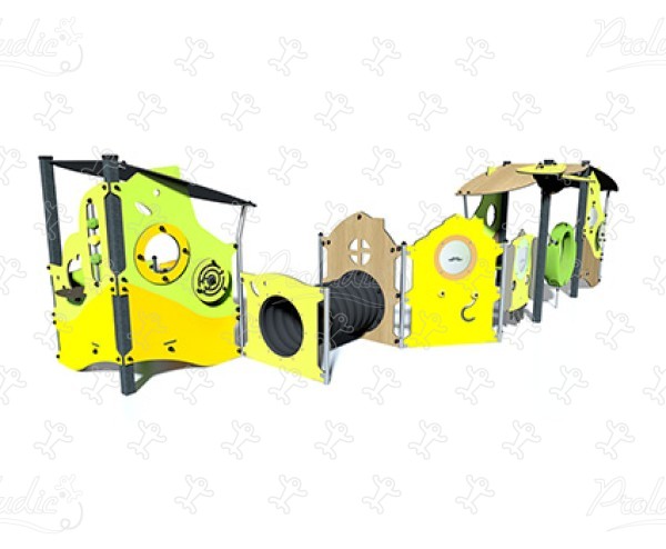 Village des lutins J225® aires de jeux jeux classiques cabanes / maisonnettes image 3d