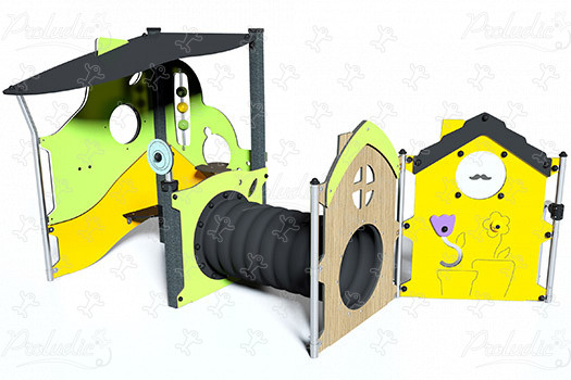 Serre des lutins J233 aires de jeux jeux classiques cabanes / maisonnettes image 3d