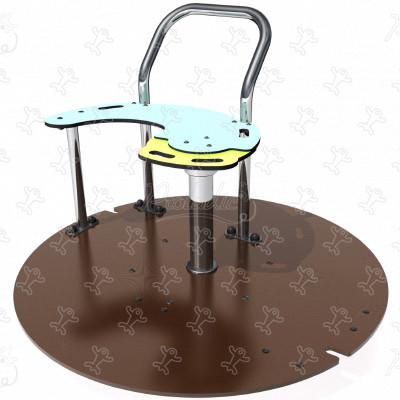 Tourbillon inclusif J2403 aires de jeux jeux dynamiques tourniquets / jeux à rotation image 3d