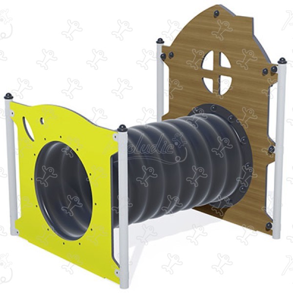 Maisonnette tunnel J240® aires de jeux structures multi-activités / jeux multifonctions diabolo baby image 3d