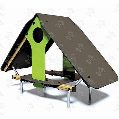 Crapahutte J256 aires de jeux jeux classiques cabanes / maisonnettes image 3d