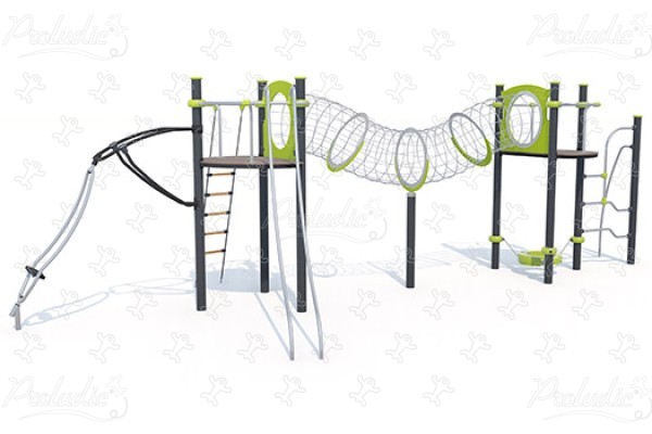 J2579-M aires de jeux structures multi-activités / jeux multifonctions ixo image 3d