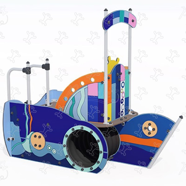 Calypso J2604-GO aires de jeux grafic games pour des aires de jeux personnalisées finition océane image 3d