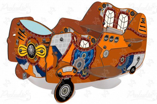 Coucou J2612-GF aires de jeux grafic games pour des aires de jeux personnalisées finition metropolis image 3d