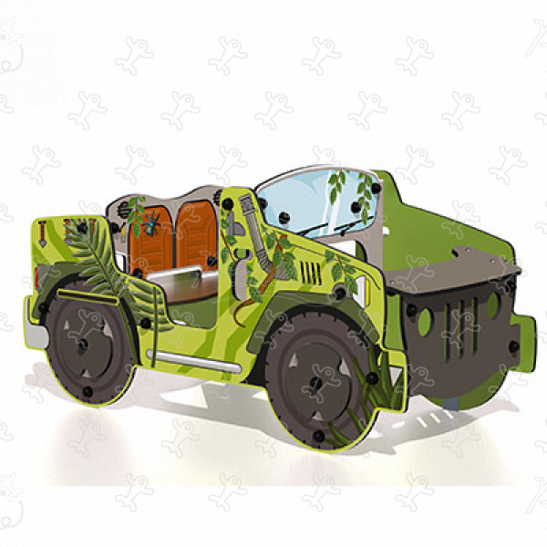 Jeep J2614-GA aires de jeux grafic games pour des aires de jeux personnalisées finition amazone image 3d