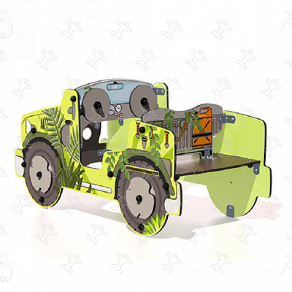 Jeep J2614-GA aires de jeux grafic games pour des aires de jeux personnalisées finition amazone image 3d