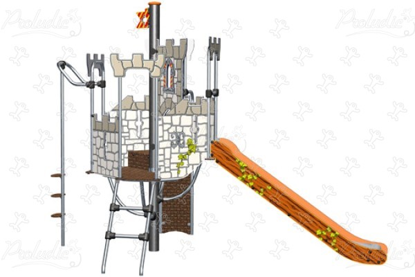 J2653-M-GM aires de jeux grafic games pour des aires de jeux personnalisées finition médiéval image 3d
