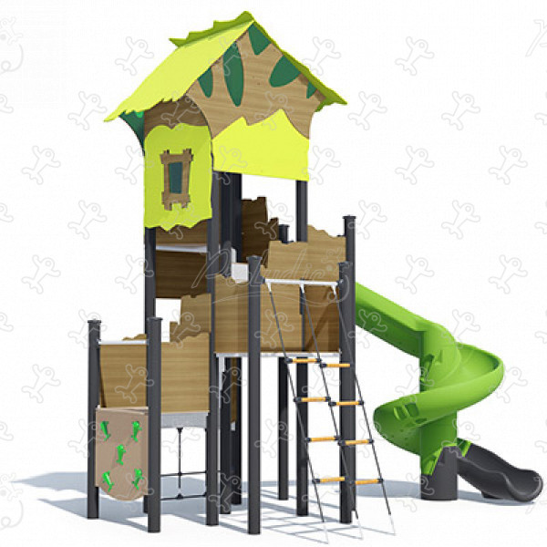 Tour arbre J2683® aires de jeux jeux thématiques aventure image 3d