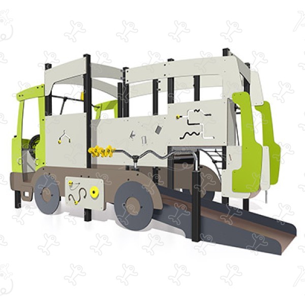 Camion de recyclage J2684 aires de jeux jeux thématiques city image 3d