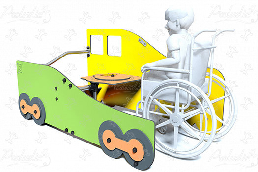 Wagon inclusif J2695 aires de jeux jeux thématiques city image 3d