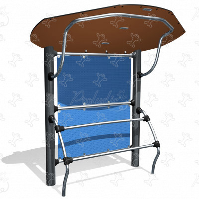 Espace Rencontre 1 J2840 mobilier urbain mobilier, clôtures & accessoires mobilier (banc, corbeille, abri) image 3d