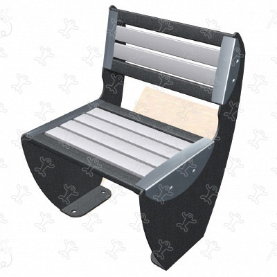 Fauteuil J2872 mobilier urbain mobilier, clôtures & accessoires mobilier (banc, corbeille, abri) image 3d