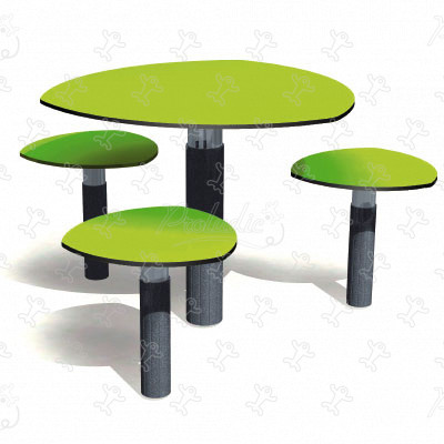 Table de Pique-nique J2880 mobilier urbain mobilier, clôtures & accessoires mobilier (banc, corbeille, abri) image 3d