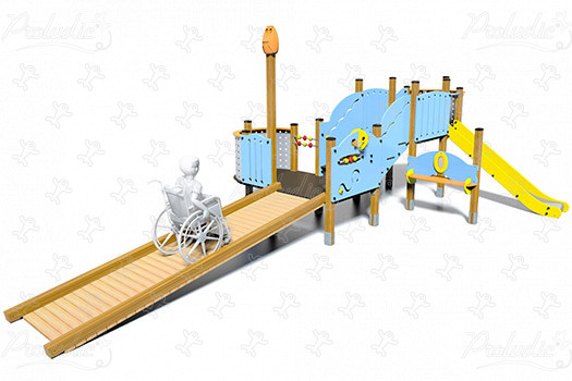 J3350 aires de jeux structures multi-activités / jeux multifonctions vivarea image 3d