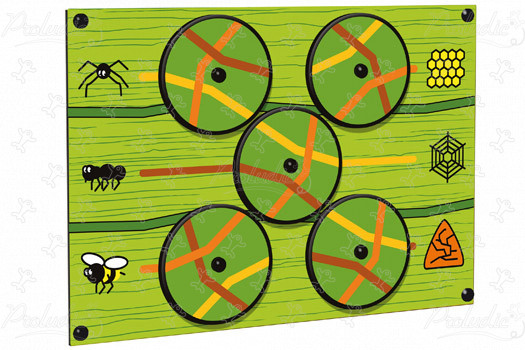 Panneau Insectes J3419 aires de jeux jeux éducatifs & sensoriels panneaux ludiques & jeux sonores et musicaux image 3d