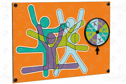 Panneau Gym J3421 aires de jeux jeux éducatifs & sensoriels panneaux ludiques & jeux sonores et musicaux image 3d