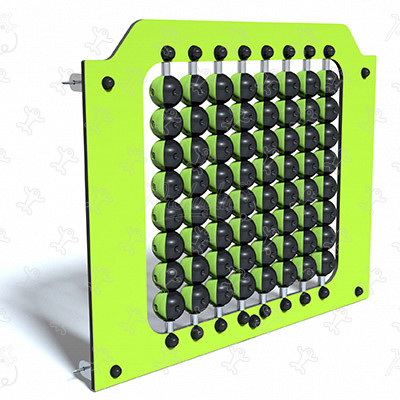 Panneau Boulier J3424® aires de jeux jeux éducatifs & sensoriels panneaux ludiques & jeux sonores et musicaux image 3d