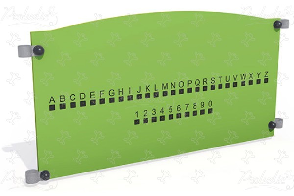 Panneau Braille J3427 aires de jeux jeux éducatifs & sensoriels panneaux ludiques & jeux sonores et musicaux image 3d