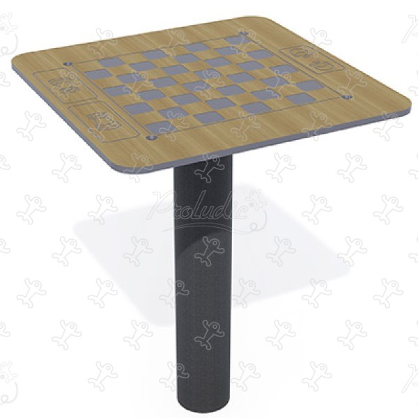 Table Échecs J3437 mobilier urbain mobilier, clôtures & accessoires mobilier (banc, corbeille, abri) image 3d