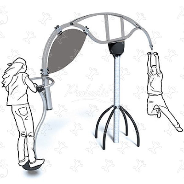 Skysurf J3505 aires de jeux acti'fun structures dynamiques image 3d