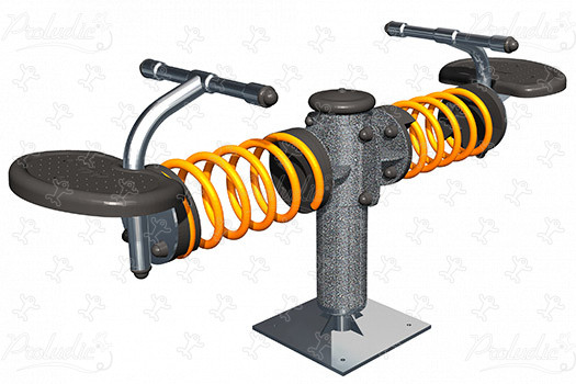 Rotatwin J3603 aires de jeux jeux dynamiques jeux sur ressort image 3d