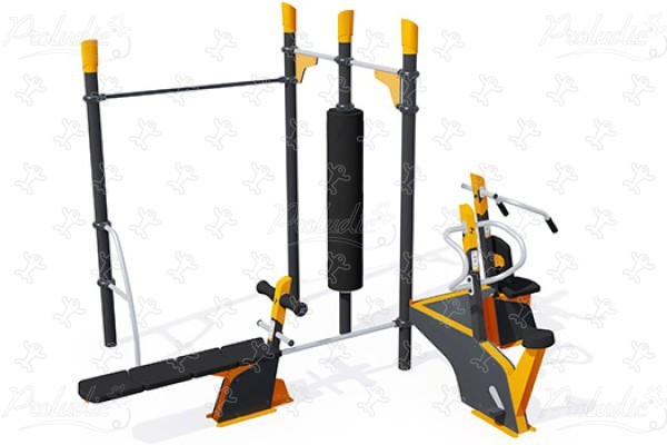 Station ludo-sportive Centre dynamique J37111® sport & fitness acti'fun acti&rsquo;fit image 3d