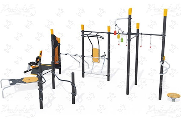 Station ludo-sportive Bras-Jambes-Abdos J37112® sport & fitness acti'fun acti&rsquo;fit image 3d