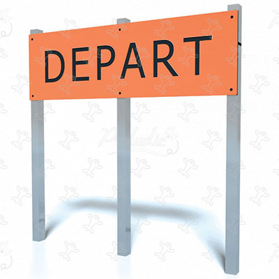 Panneau gravé a facon J3722 aires de jeux acti'fun acti&rsquo;ninja image 3d