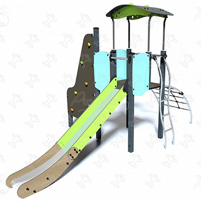 J38101-C aires de jeux structures multi-activités / jeux multifonctions diabolo image 3d