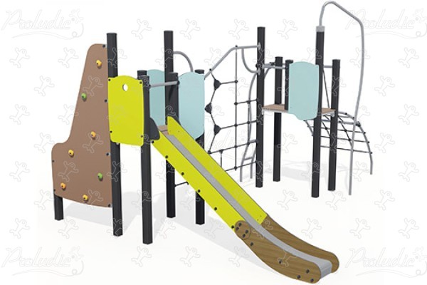 J38103-C aires de jeux structures multi-activités / jeux multifonctions diabolo image 3d