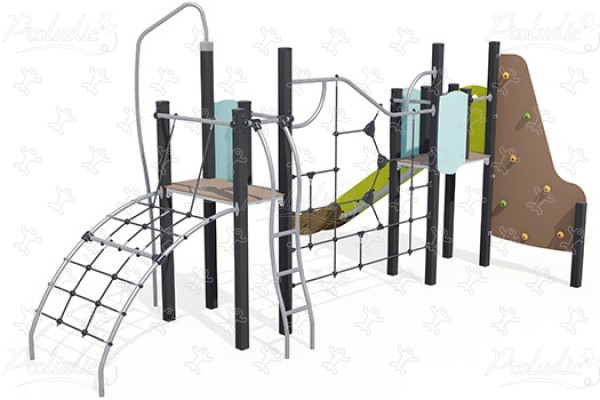 J38103-C aires de jeux structures multi-activités / jeux multifonctions diabolo image 3d