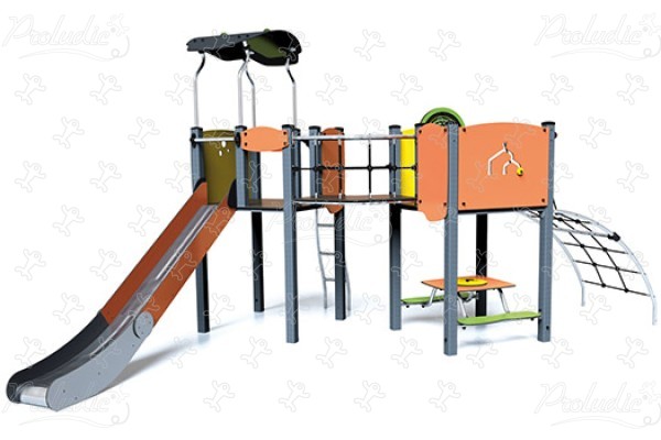 J38105 aires de jeux structures multi-activités / jeux multifonctions diabolo image 3d