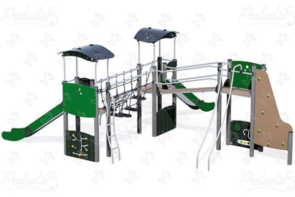 J38109-HDPE® aires de jeux structures multi-activités / jeux multifonctions diabolo image 3d