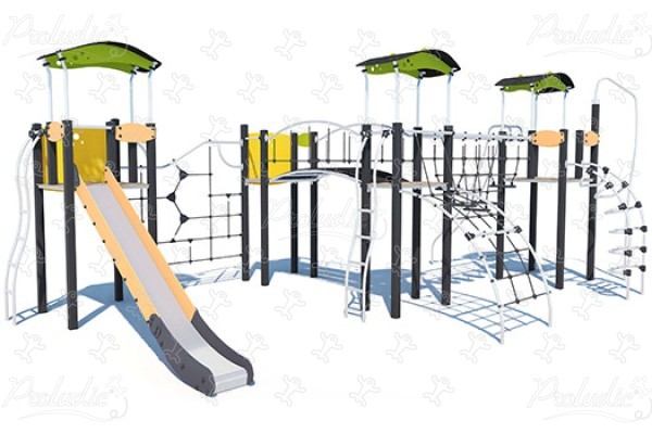 J38117 aires de jeux structures multi-activités / jeux multifonctions diabolo image 3d