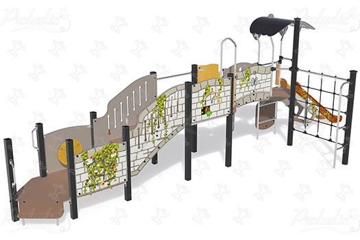 J38118-GM aires de jeux structures multi-activités / jeux multifonctions diabolo image 3d