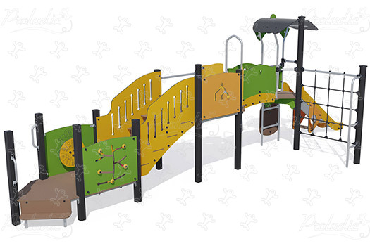 J38118 aires de jeux structures multi-activités / jeux multifonctions diabolo image 3d