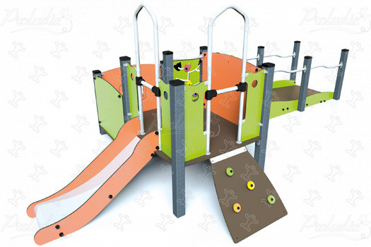 J38119 aires de jeux structures multi-activités / jeux multifonctions diabolo image 3d