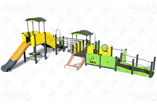 J38122 aires de jeux structures multi-activités / jeux multifonctions diabolo image 3d