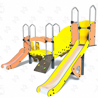 J38124 aires de jeux structures multi-activités / jeux multifonctions diabolo image 3d