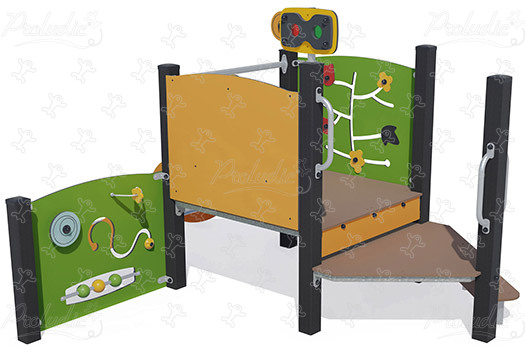 J38125 aires de jeux structures multi-activités / jeux multifonctions diabolo image 3d