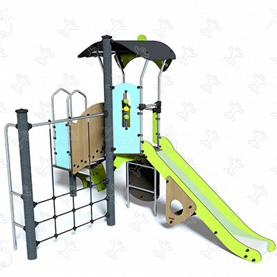 J38128-C aires de jeux structures multi-activités / jeux multifonctions diabolo image 3d