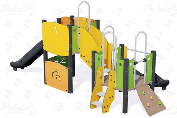 J38133® aires de jeux structures multi-activités / jeux multifonctions diabolo image 3d