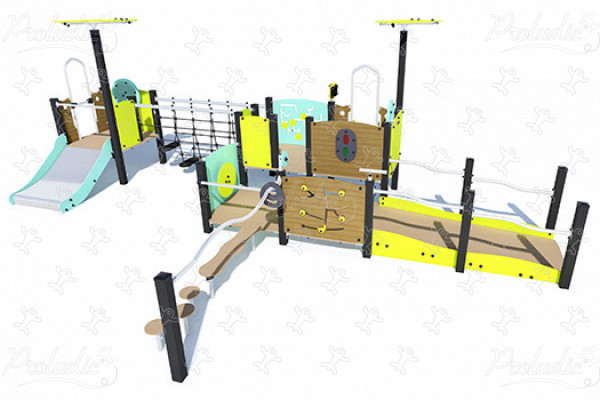 J38201-C® aires de jeux structures multi-activités / jeux multifonctions diabolo image 3d