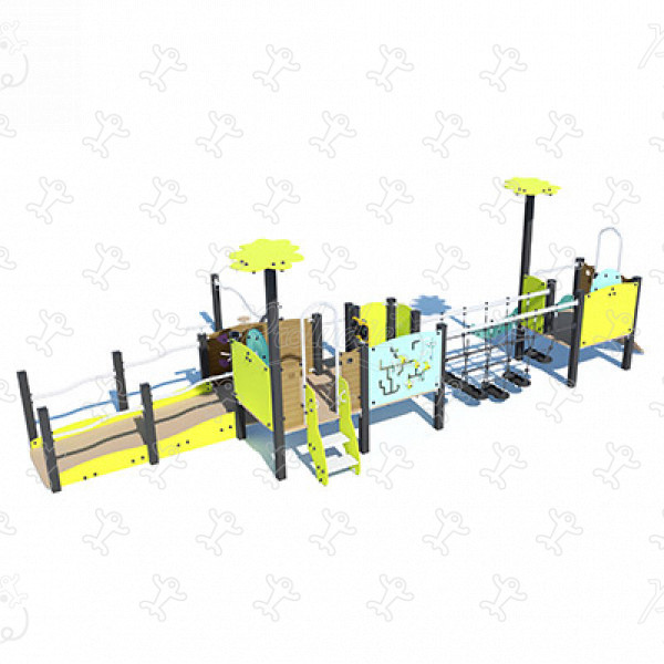 J38201-C® aires de jeux structures multi-activités / jeux multifonctions diabolo image 3d