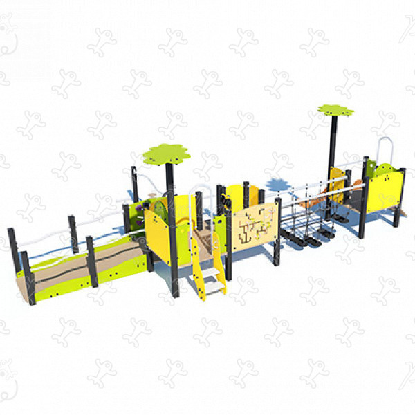 J38201® aires de jeux structures multi-activités / jeux multifonctions diabolo image 3d